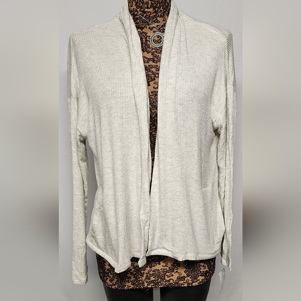 Off Duty ribbed open front cardigan.  Sz Sm.  NWTs